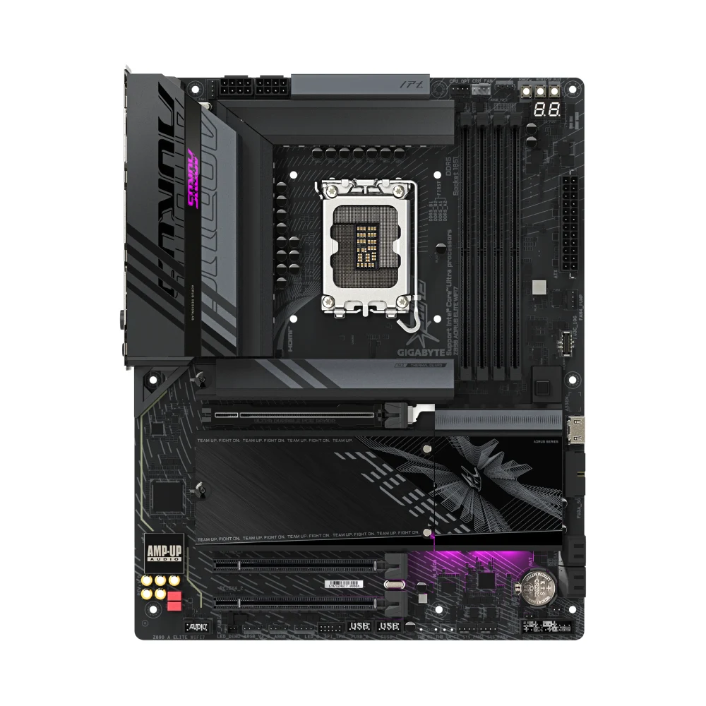 Gigabyte Motherboard Z890 AORUS ELITE WIFI7 DDR5 For Intel Ultra Processors view 2